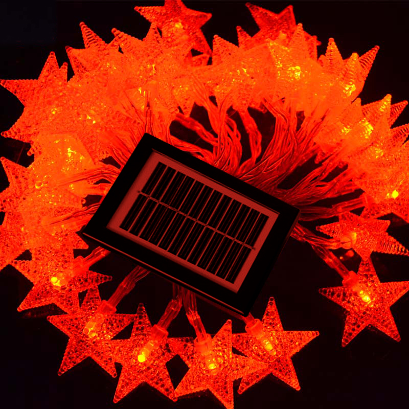 solar star string Christmas lights | Solar Star string lights